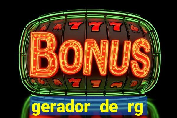 gerador de rg frente e verso